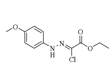 (Z)-Ethyl 2-Chloro-2-(2-(4-methoxyphenyl)-hydrazono)acetate